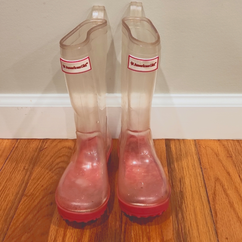 American Girls wellies rain boots 12/13